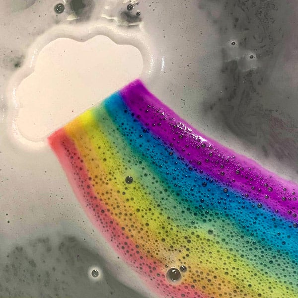 Magical Rainbow Bath Bombs