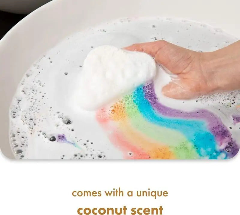 Magical Rainbow Bath Bombs